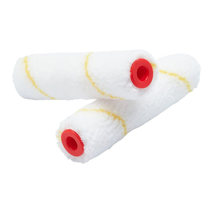 4" Short Pile Microfibre Mini Roller 2pk