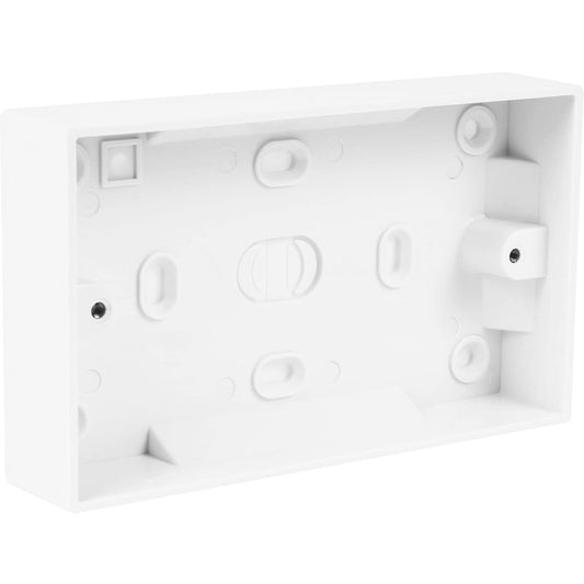 Back Box Double White