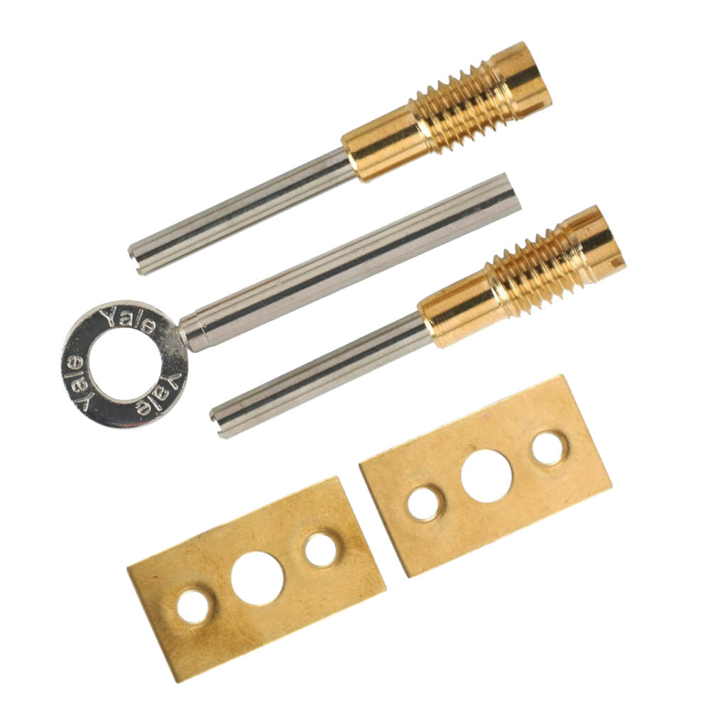 Yale 8013 Sash Window Bolt - PB Pair Visi