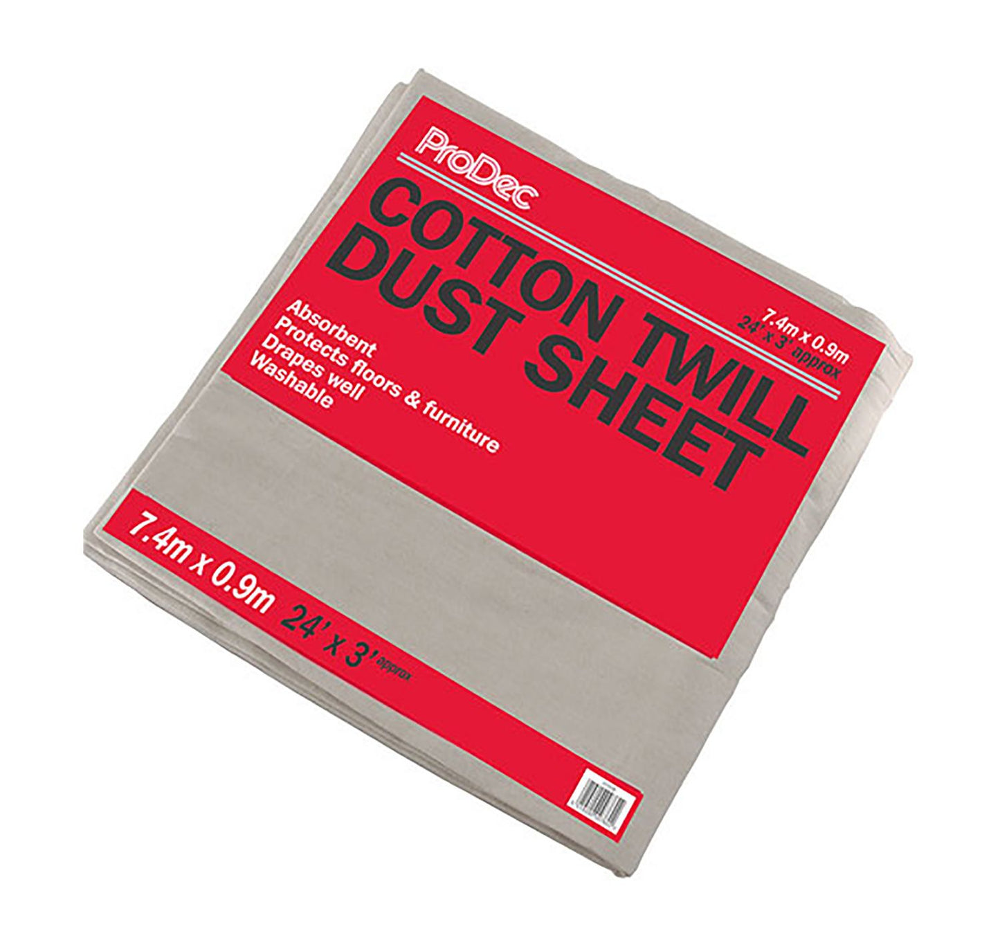 Cotton Twill Dust Sheet 24'x3'