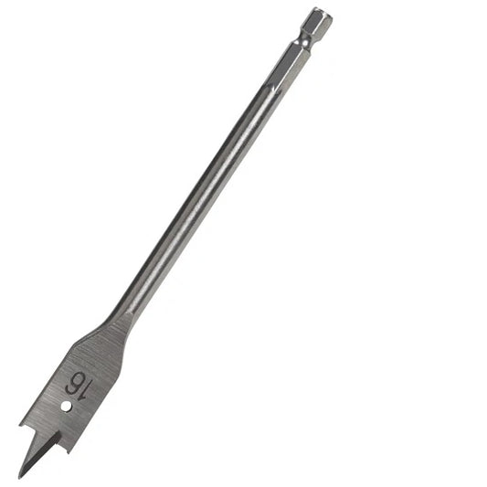 Long Flat Wood Bit - 16mm
