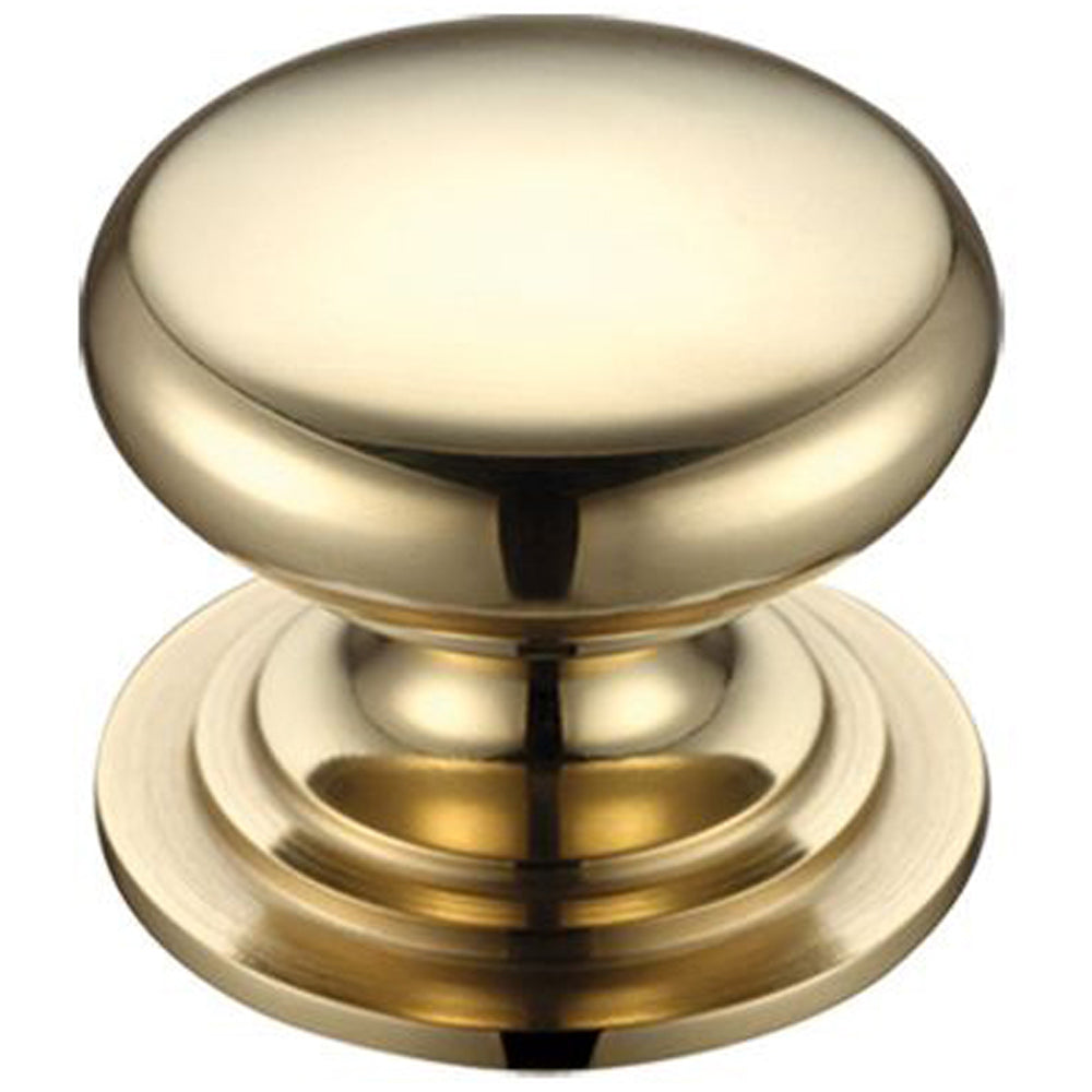 Victorian Cupboard Knob 32mm PB