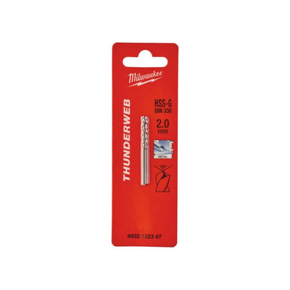 Milwaukee Metal Drill Bit HSS-G 2.0X49 P2M