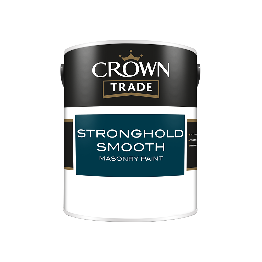 Crown Trade Stronghold Smooth Masonry White 5L