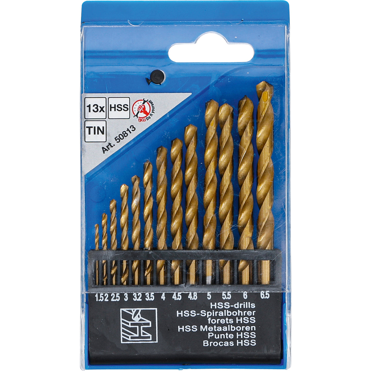 HSS Drill Set of 13 1.5-6.5mm