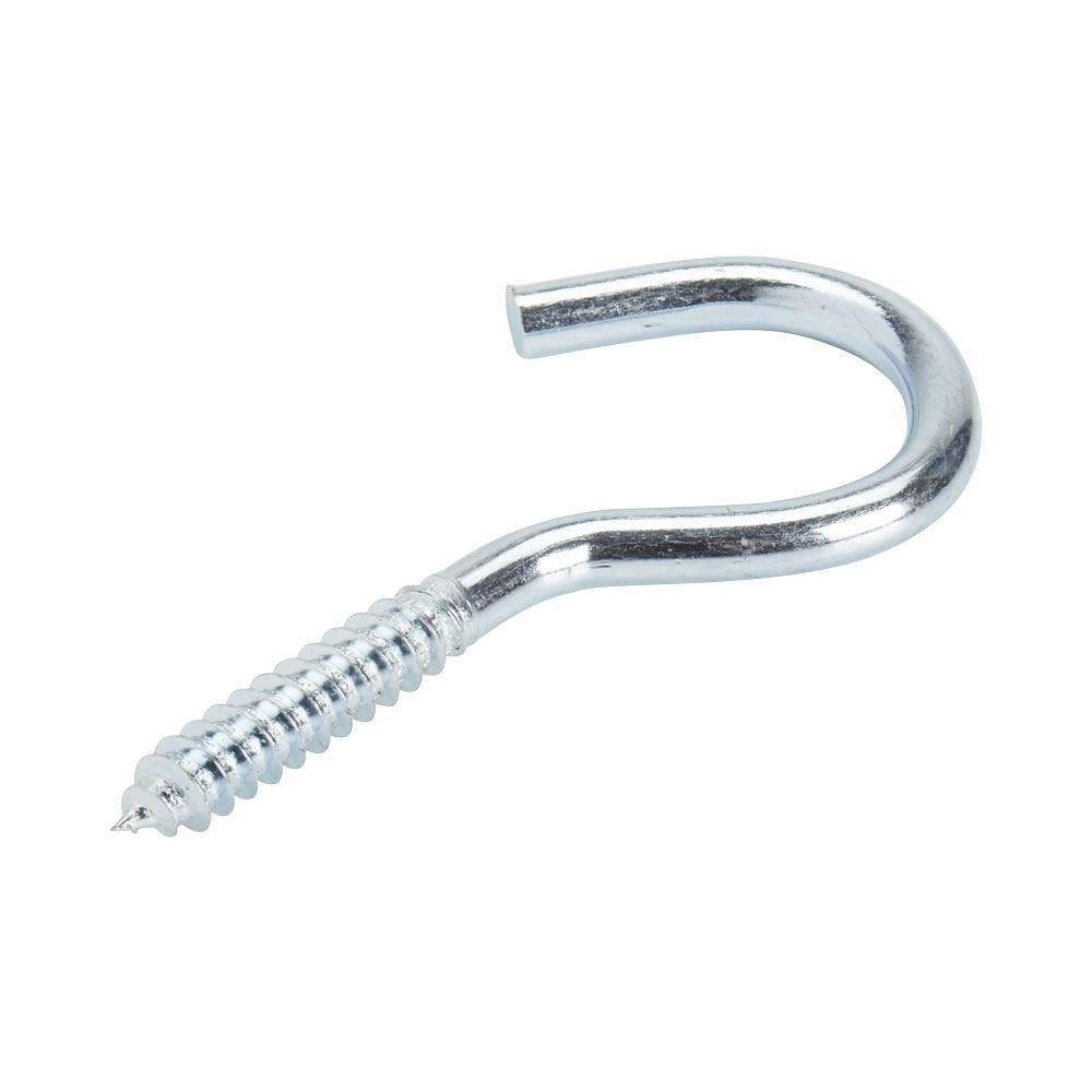 Screw Hooks BZP 80mm