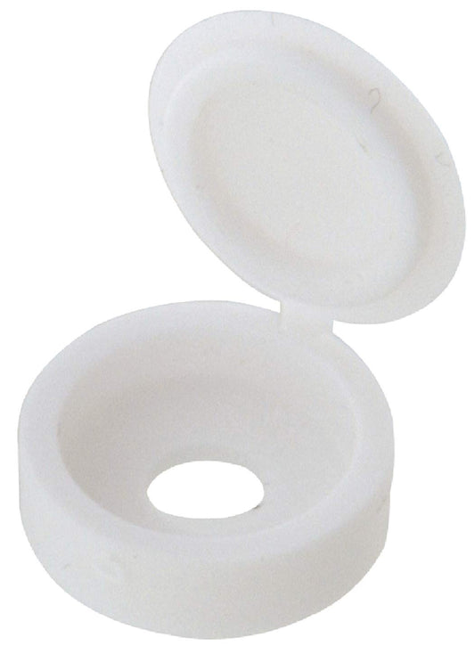 Hinged Screw Caps - Large - White