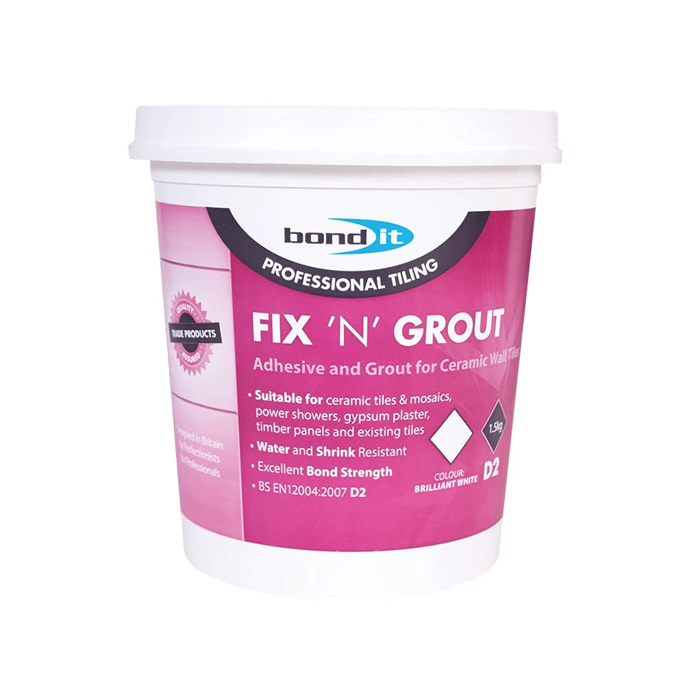 Fix 'N' Grout 1.5kg - Brilliant White
