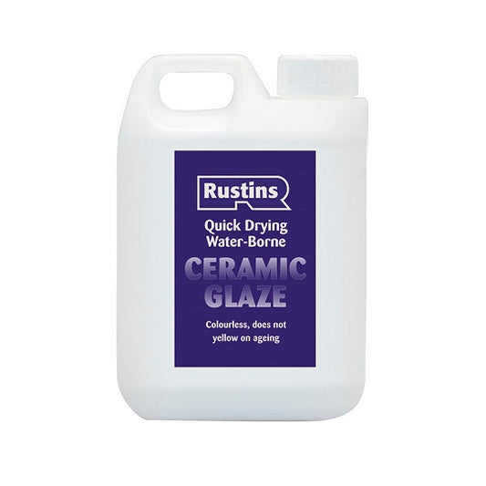 Rustins Acrylic Ceramic Glaze Clear 4L