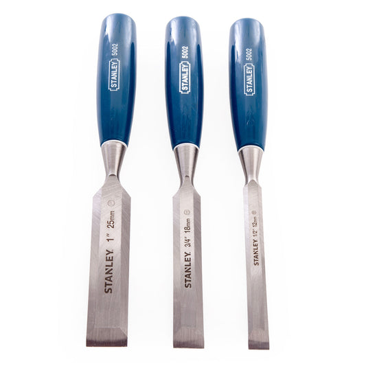 Stanley Beveled Edge Chisel Set 12-25mm 3 Pieces