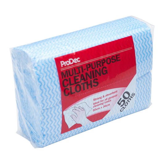 ProDec Multi Purpose Cleaning Cloths 50pk