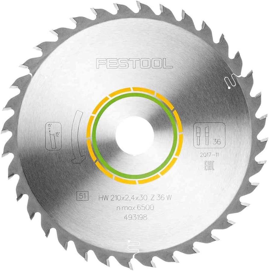 Festool Saw blade HW 210x2,4x30 W36 Wood Universal
