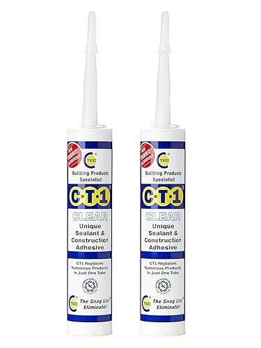 CT1 Clear Multi-Purpose Sealant & Adhesive - 2 Pack - 290ml