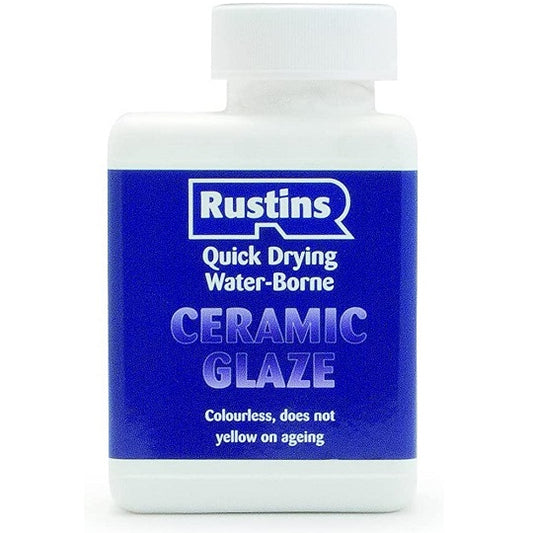 Rustins Acrylic Ceramic Glaze Clear 250ml.