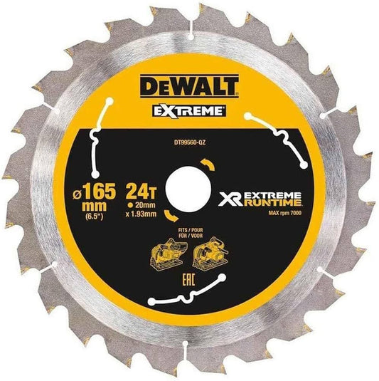 DeWalt 165x20 24T Circular Saw Blade