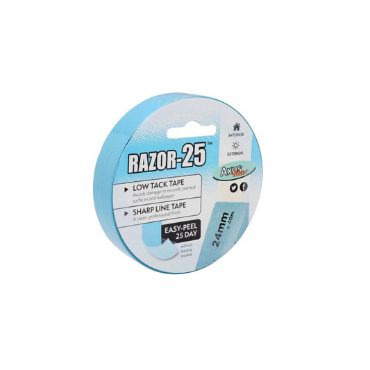 Razor-25 low tack tape 24x40mm