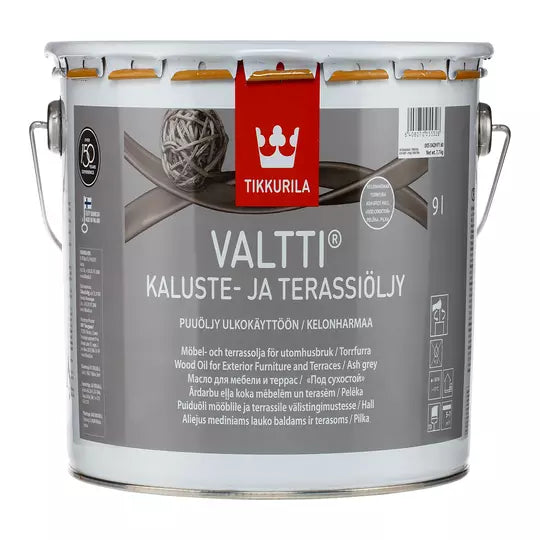 Valtti Furniture and Decking Oil - Grey10 LTR