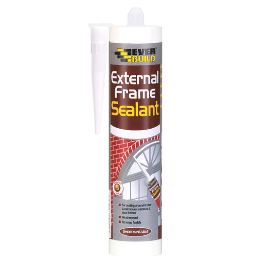 Everbuild External Frame Sealant, Stone, 290 ml