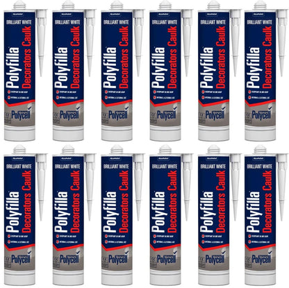 Polycell 380ml Decorators Caulk White Box Of 12