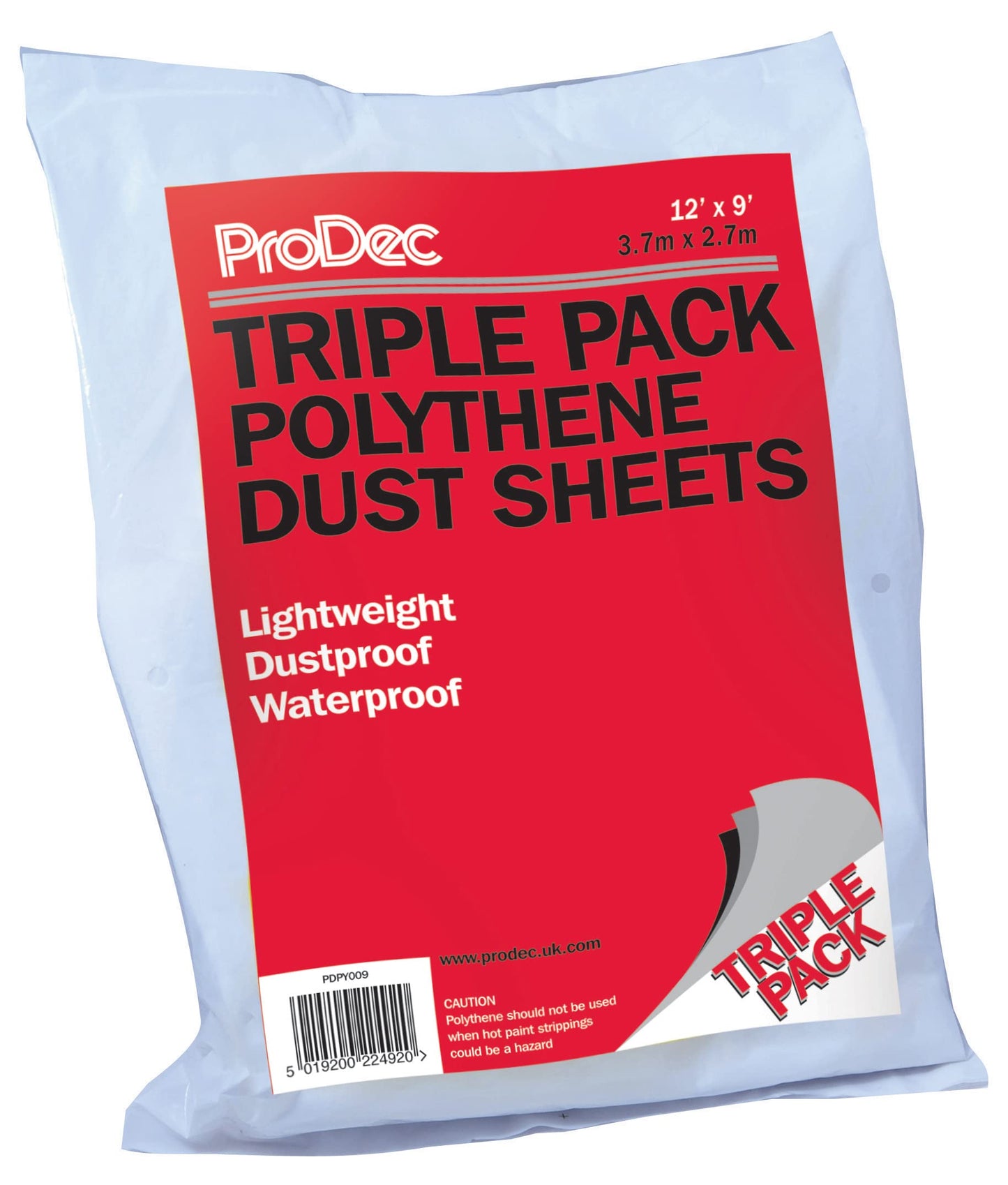 Dust Sheet Triple Pack