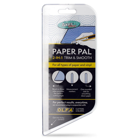 Paper Pal, 2 in 1 Multipurpose Tool, Precision Cutting and Smoothing