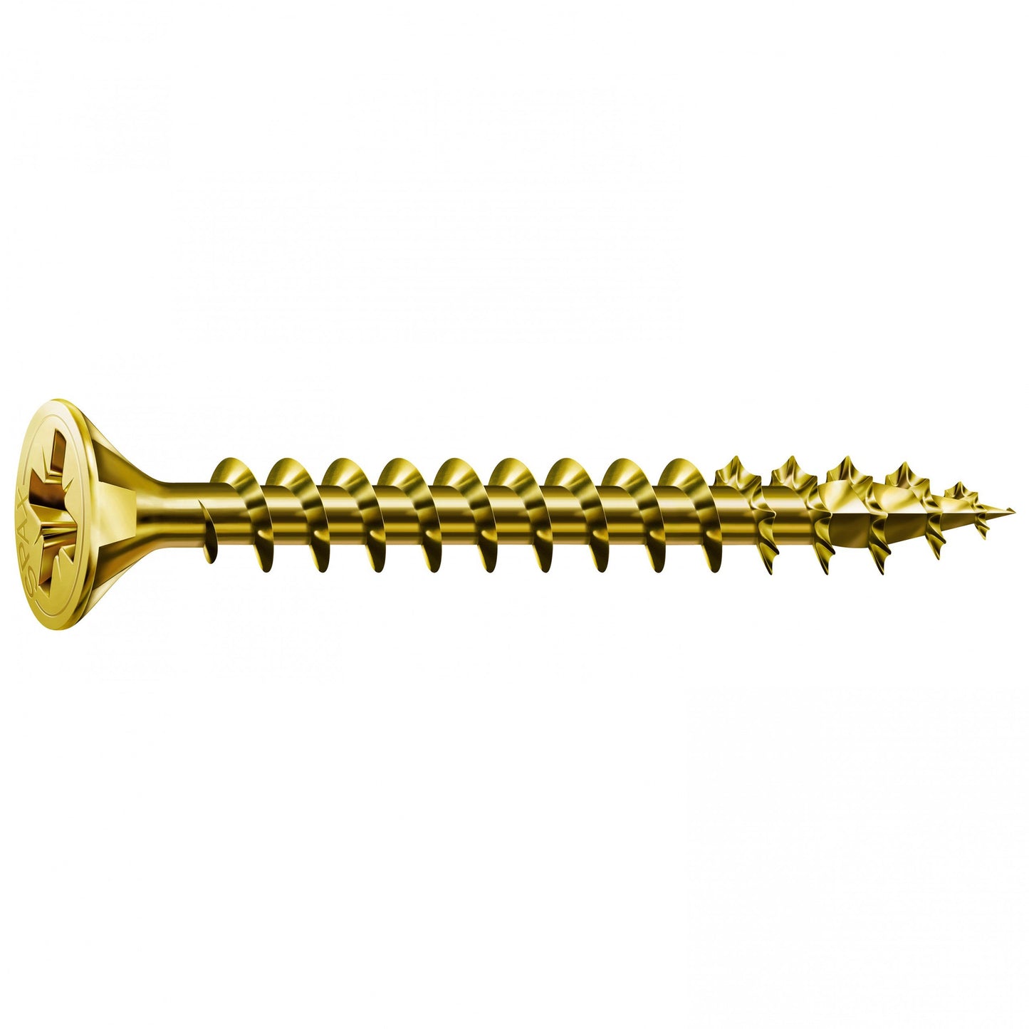 Spax Pozi Flat Csk Yellox Coated 4.5 X 35MM PZ2