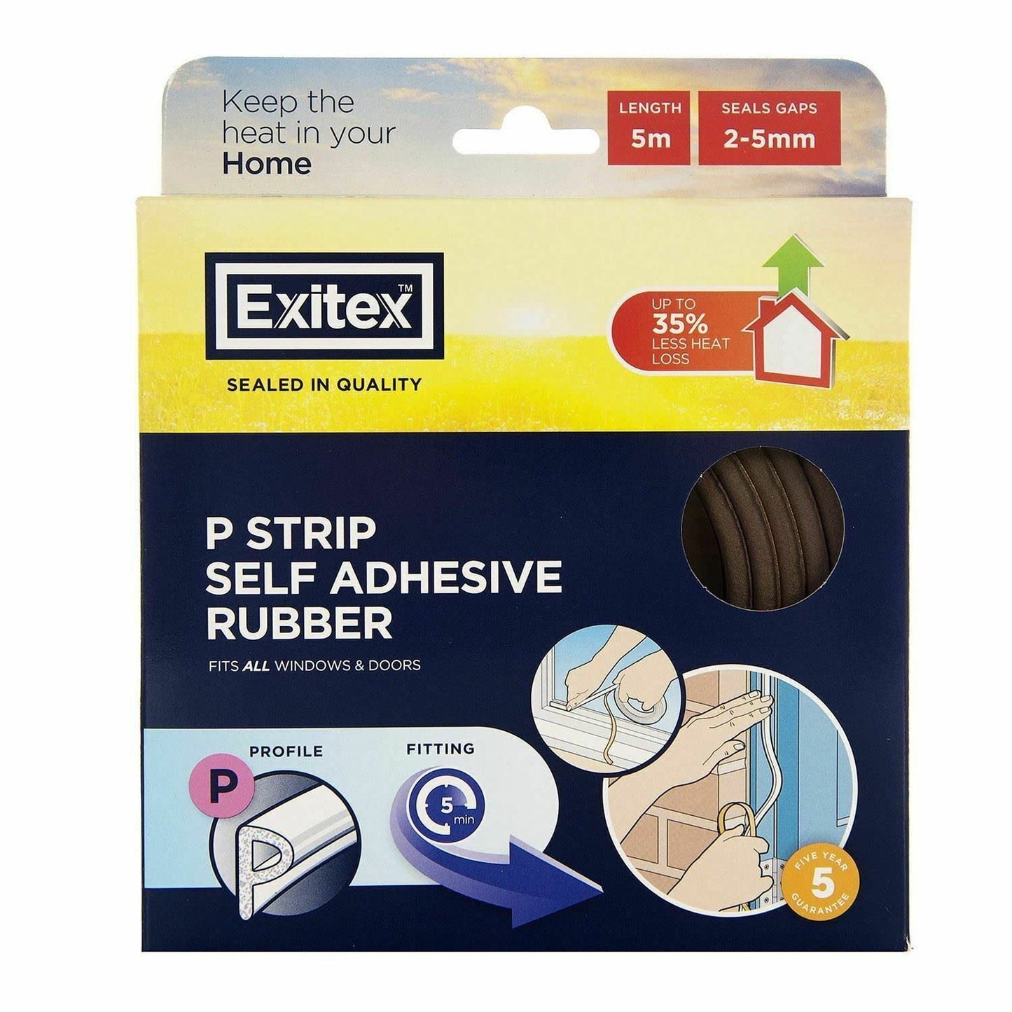 P Strip-5 m-Brown