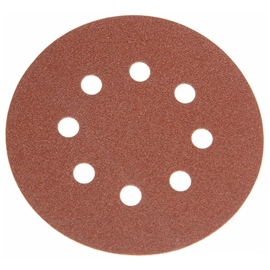 Hook & Loop Plain Sanding Disc 125mm Assorted
