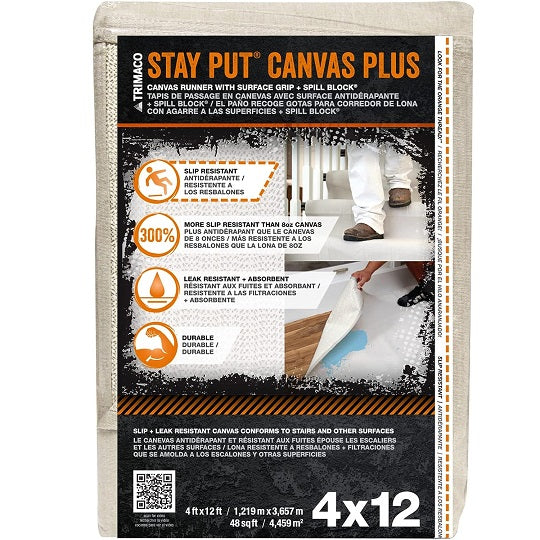Stayput Canvas 12' x 4' - Plus Anti-Slip Barrier
