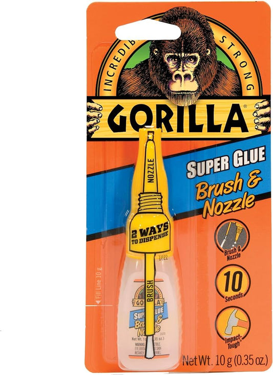 Gorilla Superglue 12gm Brush & Nozzle