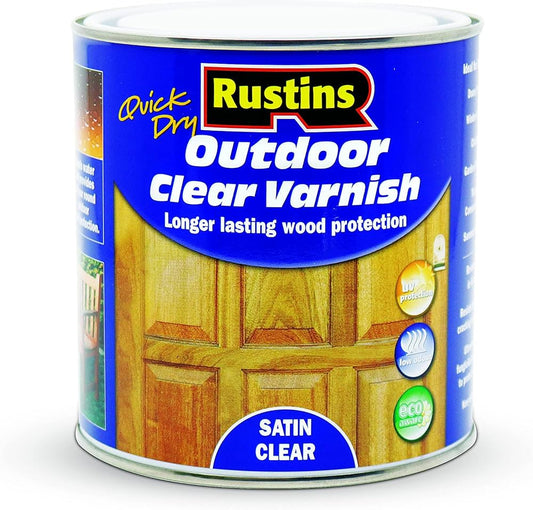 Outdoor Clear Varnish Satin - 1L