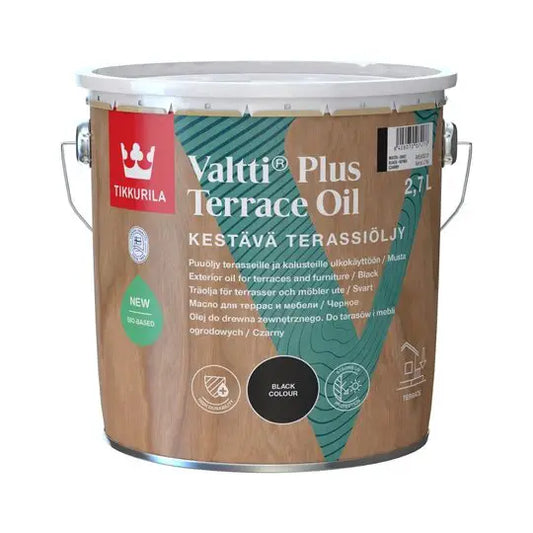Valtti Plus Terrace Oil - Black 3LTR