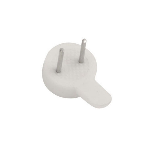 White Hardwall Hook 22mm