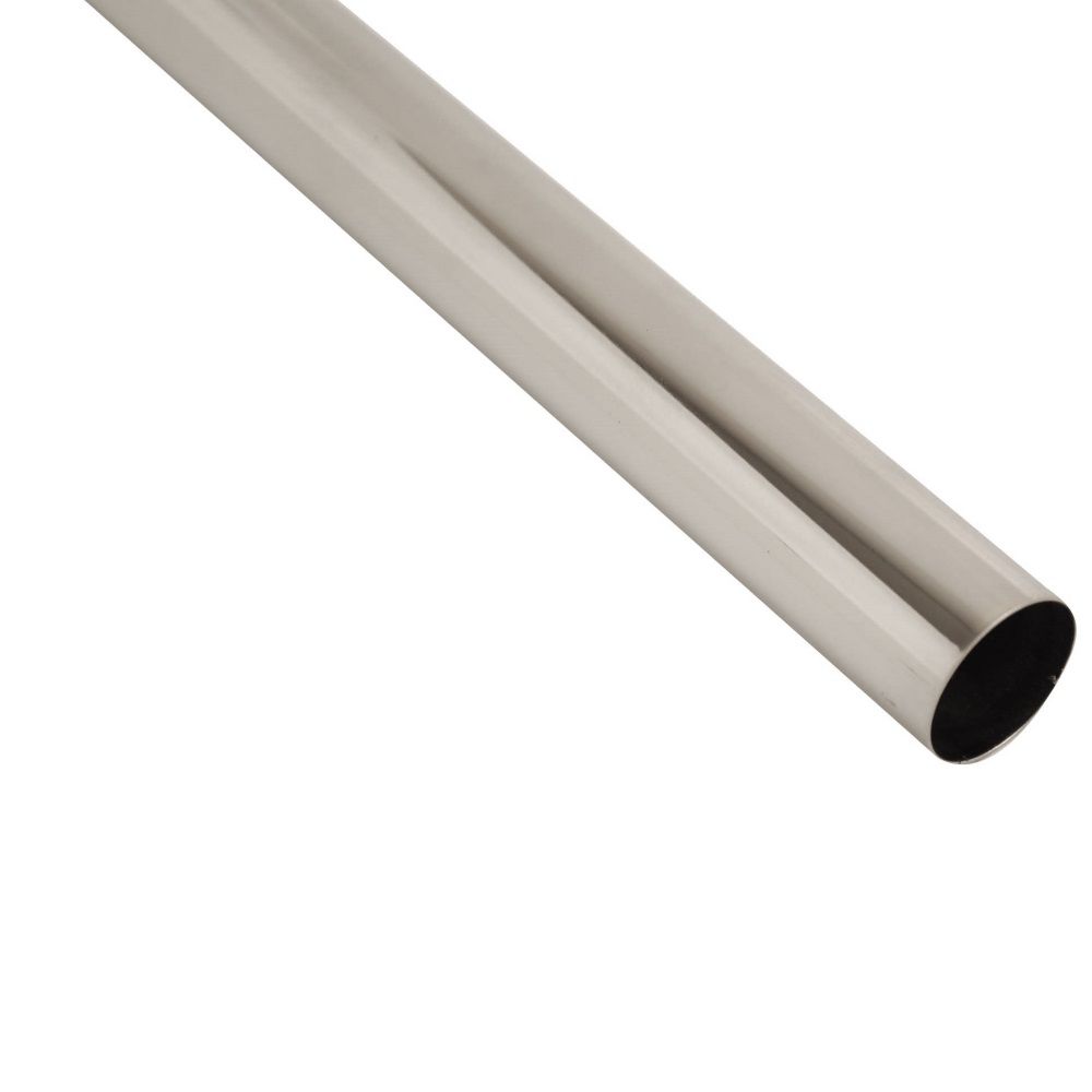 Wardrobe Rail 25mm 3ft Chrome