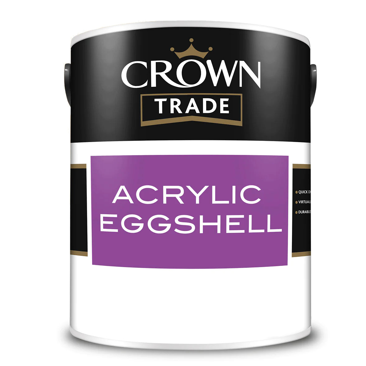 Crown Acrylc Eggshell White - 2.5L