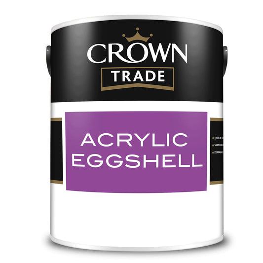 Crown Acrylc Eggshell White - 2.5L