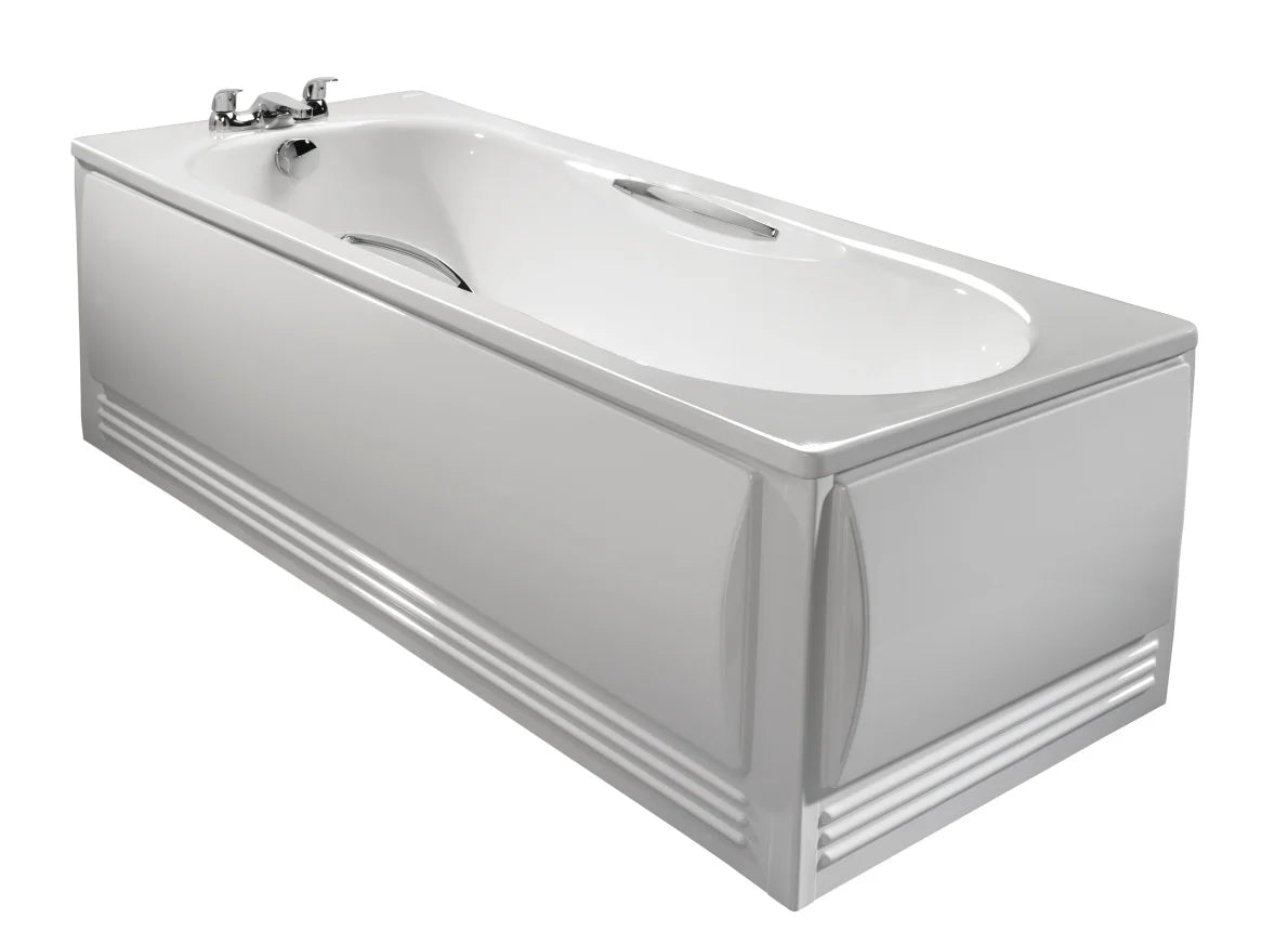 Twyford Celtic Straight Steel Bath 1700x700mm 2 Ta