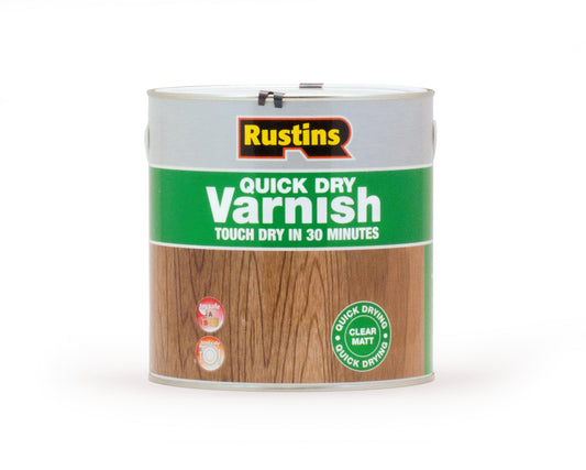 Rustins Quick Dry Varnish Clear Matt 2.5L