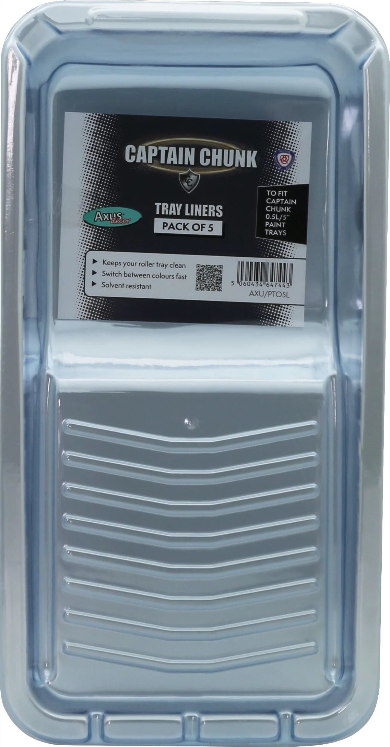 Captain Chunk Mini Tray Liner (Onyx Series) Pack of 5