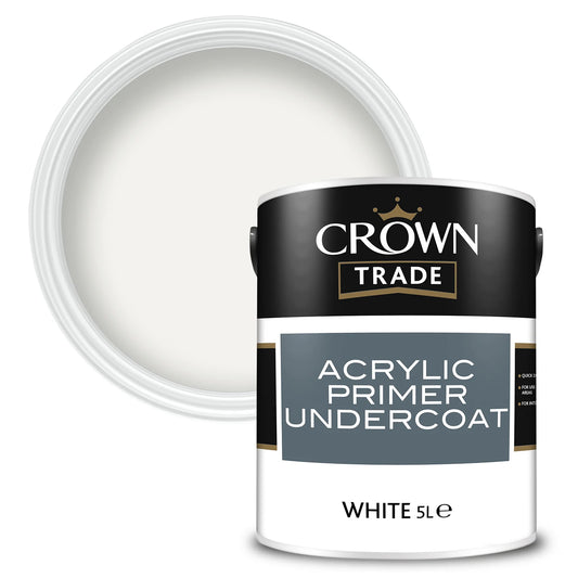 Crown Trade Acrylic Primer Uc White 5L