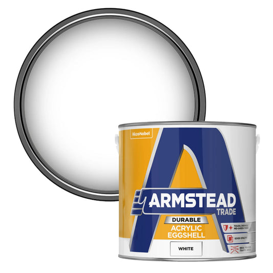Armstead Trade Durable Acrylic Eggshell 2.5L
