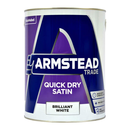 Armstead Quick Dry Satin Brilliant White 5L
