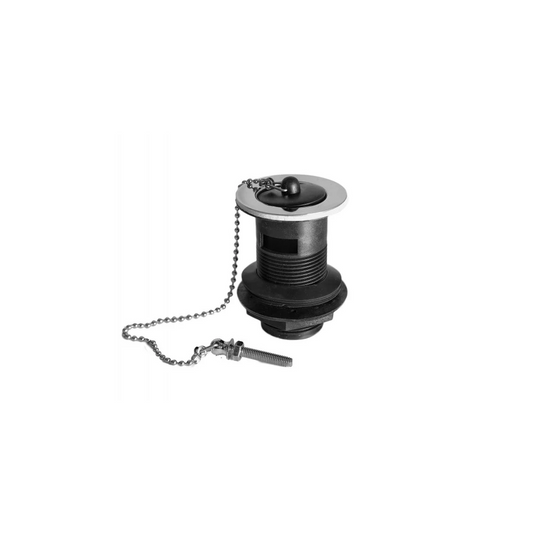 Plastic Slotted Basin Waste With Poly Plug & Chain
