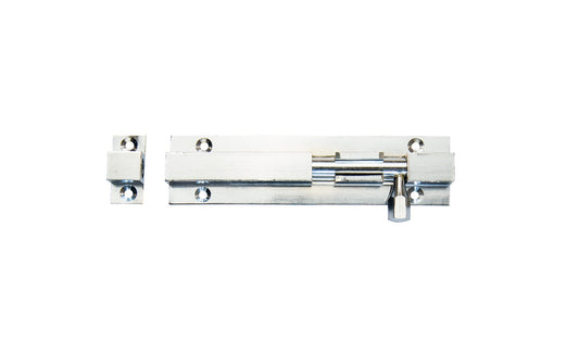 Barrel Bolt Necked 100x25mm CP
