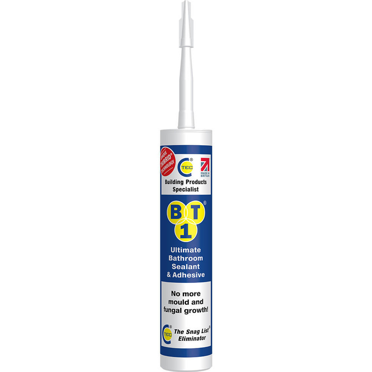 BT1 Ultimate Bathroom Adhesive & Sealant 290ml Transparent