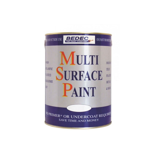 Bedec 2.5 Litre Soft Gloss Multi-Surface Paint - Soft White