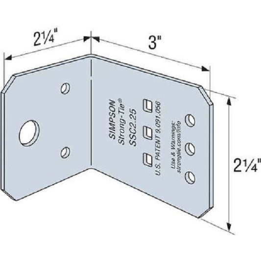 CFS CLIP 1.4 X 3 X 2.25 14GA 125PAK
