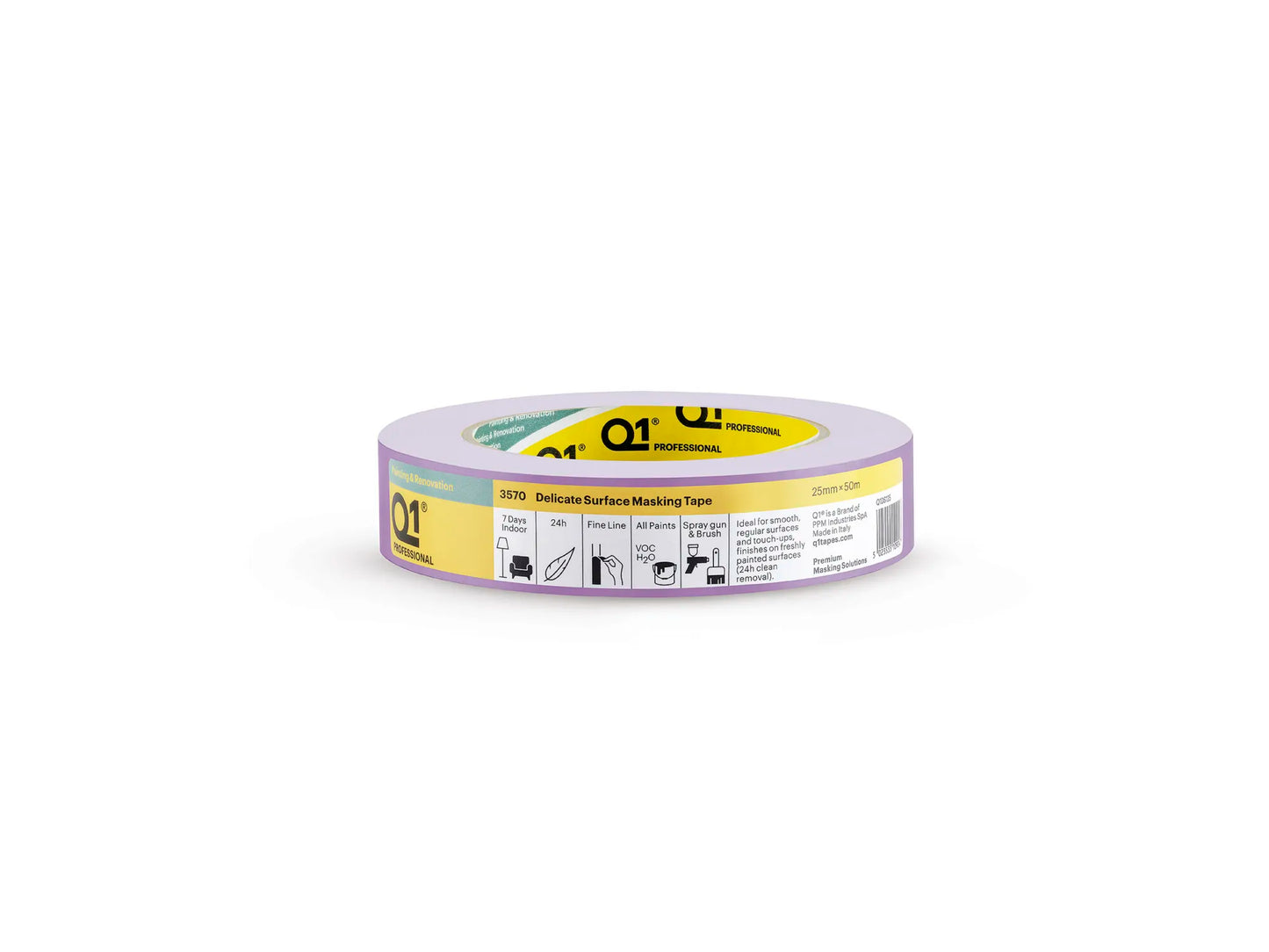Q1® Delicate Surface Masking Tape 1"