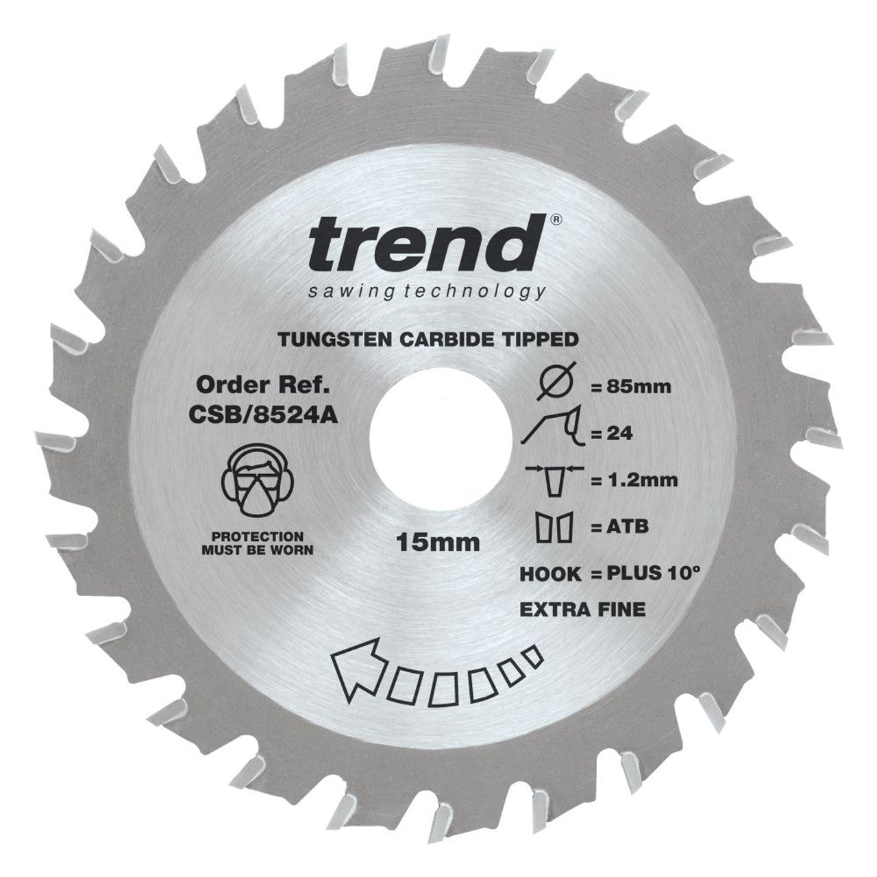 CraftPro Mini Saw Blade 85 x 15mm x 24T