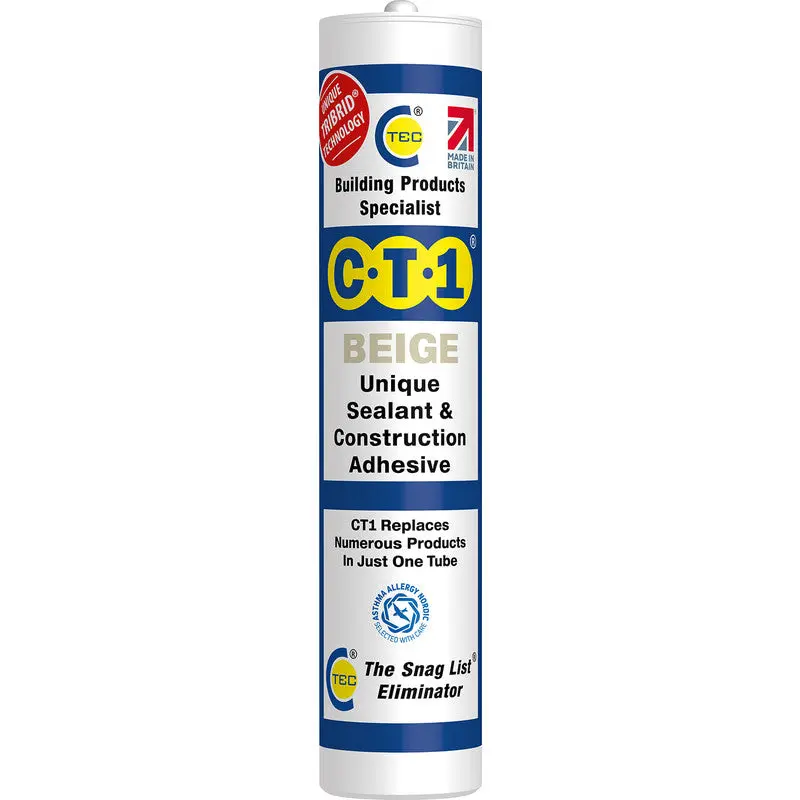 CT1 Adhesive & Sealant 290ml Beige